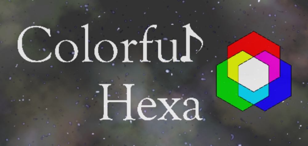 Colorful Hexaロゴ